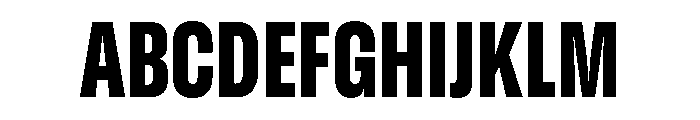 GTStandard MCondensedBlack 2 Font UPPERCASE