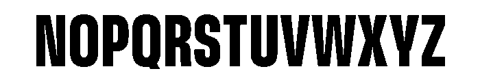 GTStandard MCondensedBlack 2 Font UPPERCASE