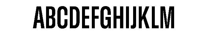 GTStandard MCondensedBold Font UPPERCASE
