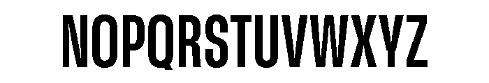 GTStandard MCondensedBold Font UPPERCASE