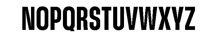 GTStandard MCondensedHeavy 2 Font UPPERCASE