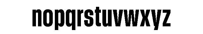 GTStandard MCondensedHeavy 2 Font LOWERCASE