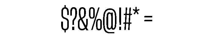 GTStandard MCondensedLight 2 Font OTHER CHARS