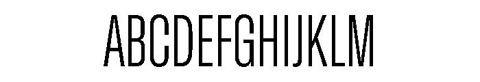GTStandard MCondensedLight 2 Font UPPERCASE