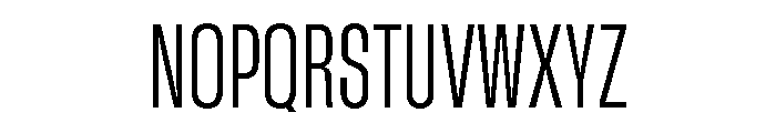 GTStandard MCondensedLight 2 Font UPPERCASE