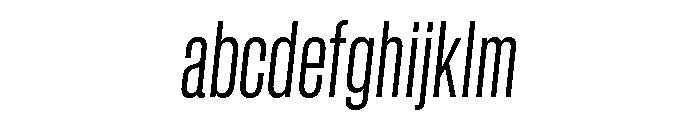 GTStandard MCondensedLightOblique FONT