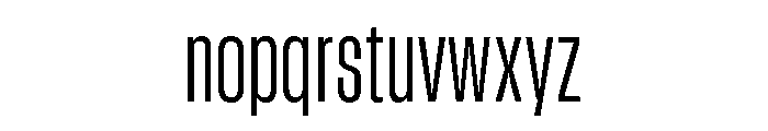 GTStandard MCondensedLight Font LOWERCASE