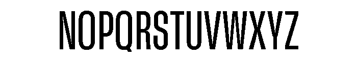 GTStandard MCondensedMedium 2 Font UPPERCASE