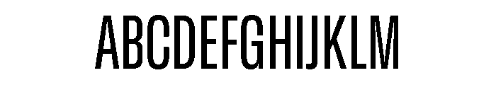 GTStandard MCondensedMedium Font UPPERCASE