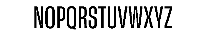 GTStandard MCondensedMedium Font UPPERCASE