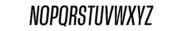 GTStandard MCondensedMediumOblique 2 Font UPPERCASE
