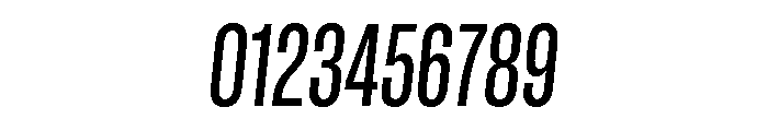 GTStandard MCondensedMediumOblique Font OTHER CHARS