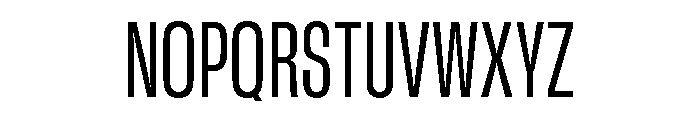 GTStandard MCondensedRegular 2 Font UPPERCASE