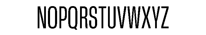 GTStandard MCondensedRegular Font UPPERCASE