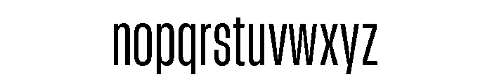 GTStandard MCondensedRegular Font LOWERCASE