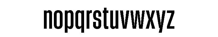 GTStandard MCondensedSemibold 2 Font LOWERCASE