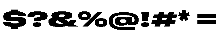GTStandard MExpandedBlack Font OTHER CHARS