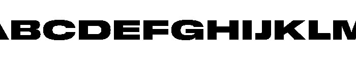 GTStandard MExpandedBlack Font UPPERCASE
