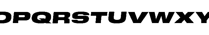 GTStandard MExpandedBlackOblique Font UPPERCASE