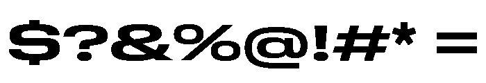 GTStandard MExpandedBold 2 Font OTHER CHARS