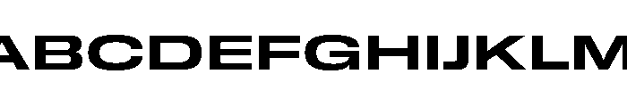 GTStandard MExpandedBold Font UPPERCASE