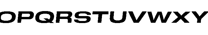 GTStandard MExpandedBoldOblique Font UPPERCASE