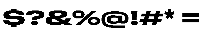 GTStandard MExpandedHeavy 2 Font OTHER CHARS