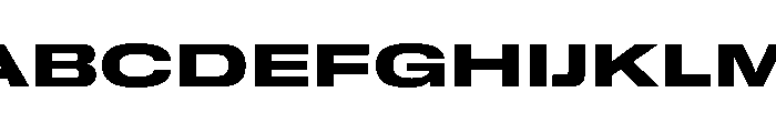 GTStandard MExpandedHeavy 2 Font UPPERCASE