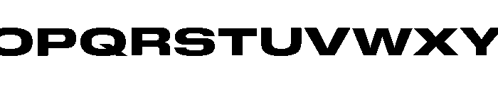 GTStandard MExpandedHeavy Font UPPERCASE