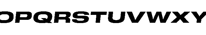 GTStandard MExpandedHeavyOblique Font UPPERCASE