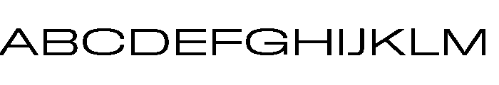 GTStandard MExpandedLight 2 Font UPPERCASE