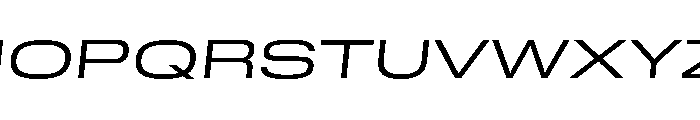 GTStandard MExpandedLightOblique 2 Font UPPERCASE
