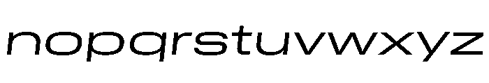 GTStandard MExpandedLightOblique Font LOWERCASE