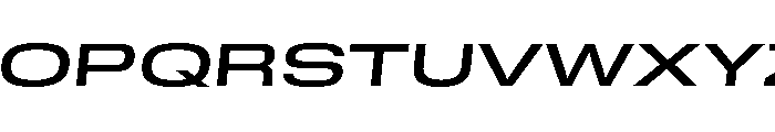 GTStandard MExpandedMediumOblique Font UPPERCASE