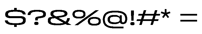GTStandard MExpandedRegular 2 Font OTHER CHARS