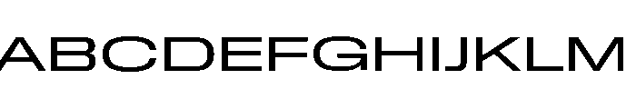 GTStandard MExpandedRegular 2 Font UPPERCASE