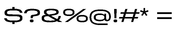 GTStandard MExpandedRegular Font OTHER CHARS