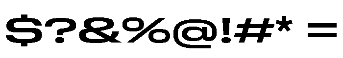 GTStandard MExpandedSemibold Font OTHER CHARS