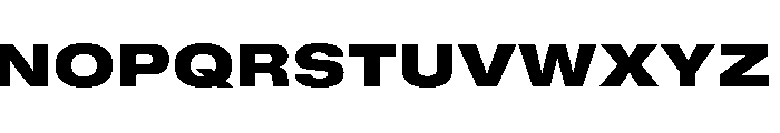 GTStandard MExtendedBlack 2 Font UPPERCASE