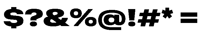 GTStandard MExtendedBlack Font OTHER CHARS