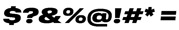 GTStandard MExtendedBlackOblique 2 Font OTHER CHARS