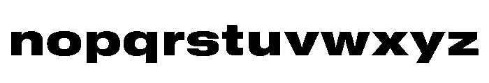GTStandard MExtendedBlack Font LOWERCASE
