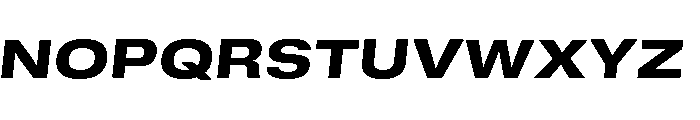 GTStandard MExtendedHeavyOblique 2 Font UPPERCASE