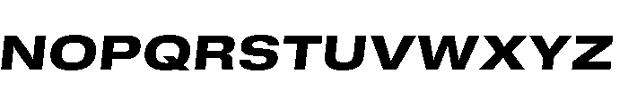 GTStandard MExtendedHeavyOblique Font UPPERCASE