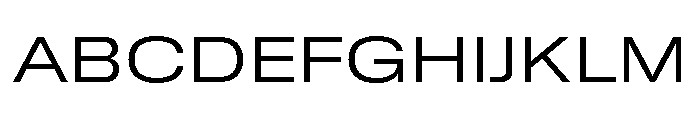 GTStandard MExtendedLight 2 Font UPPERCASE