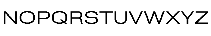 GTStandard MExtendedLight Font UPPERCASE