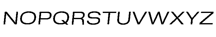 GTStandard MExtendedLightOblique Font UPPERCASE