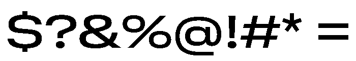 GTStandard MExtendedMedium Font OTHER CHARS