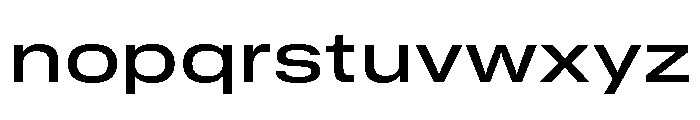 GTStandard MExtendedMedium Font LOWERCASE