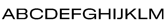 GTStandard MExtendedRegular 2 Font UPPERCASE